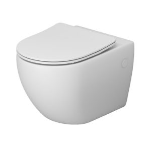 Унитаз подвесной Grossman Tornado с крышкой-сиденье Белый матовый GR-4411MSQ Унитаз подвесной Grossman Tornado с крышкой-сиденье Белый матовый GR-4411MSQ