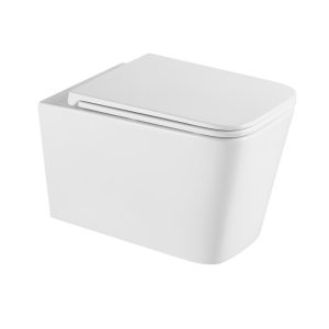 Унитаз подвесной Grossman Tornado с крышкой-сиденье Белый глянцевый GR-4441SQ Унитаз подвесной Grossman Tornado с крышкой-сиденье Белый глянцевый GR-4441SQ