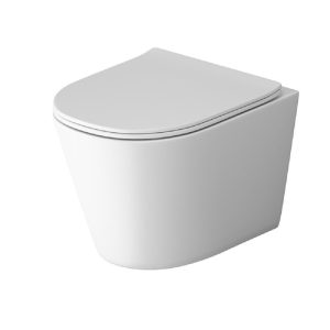 Унитаз подвесной Grossman Tornado с крышкой-сиденье Белый матовый GR-4477MSQ Унитаз подвесной Grossman Tornado с крышкой-сиденье Белый матовый GR-4477MSQ