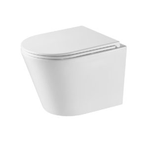 Унитаз подвесной Grossman Tornado с крышкой-сиденье Белый матовый GR-4478MSQ Унитаз подвесной Grossman Tornado с крышкой-сиденье Белый матовый GR-4478MSQ