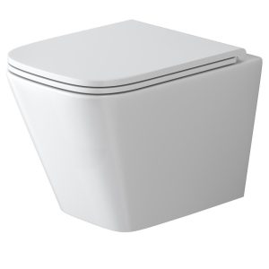 Унитаз подвесной Grossman Tornado с крышкой-сиденье Белый глянцевый GR-4479SQ Унитаз подвесной Grossman Tornado с крышкой-сиденье Белый глянцевый GR-4479SQ