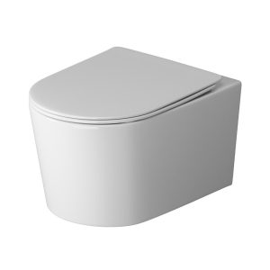 Унитаз подвесной Grossman Tornado с крышкой-сиденье Белый глянцевый GR-4499SQ Унитаз подвесной Grossman Tornado с крышкой-сиденье Белый глянцевый GR-4499SQ