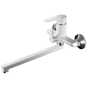 Смеситель для ванны Haiba HB557-8 Белый глянцевый HB22557-8