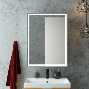 Шкаф зеркальный Агата Allure 60 правый с сенсором и розеткой Белый МВК005