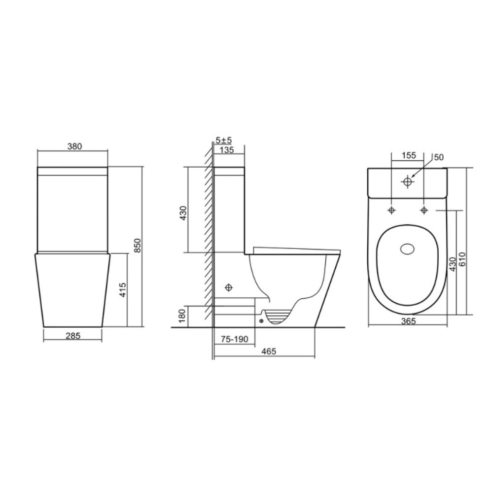 Унитаз-компакт Triton Corso Белый глянцевый Щ0000057974 Унитаз-компакт Triton Corso Белый глянцевый Щ0000057974 — изображение 4
