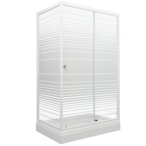 Душевой уголок Triton Фьюжн 100х80 Белый / С узором Щ0000064850