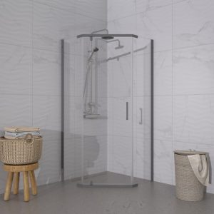 Душевой уголок Triton Дека 90х90 Графит / Прозрачное Щ0000073929