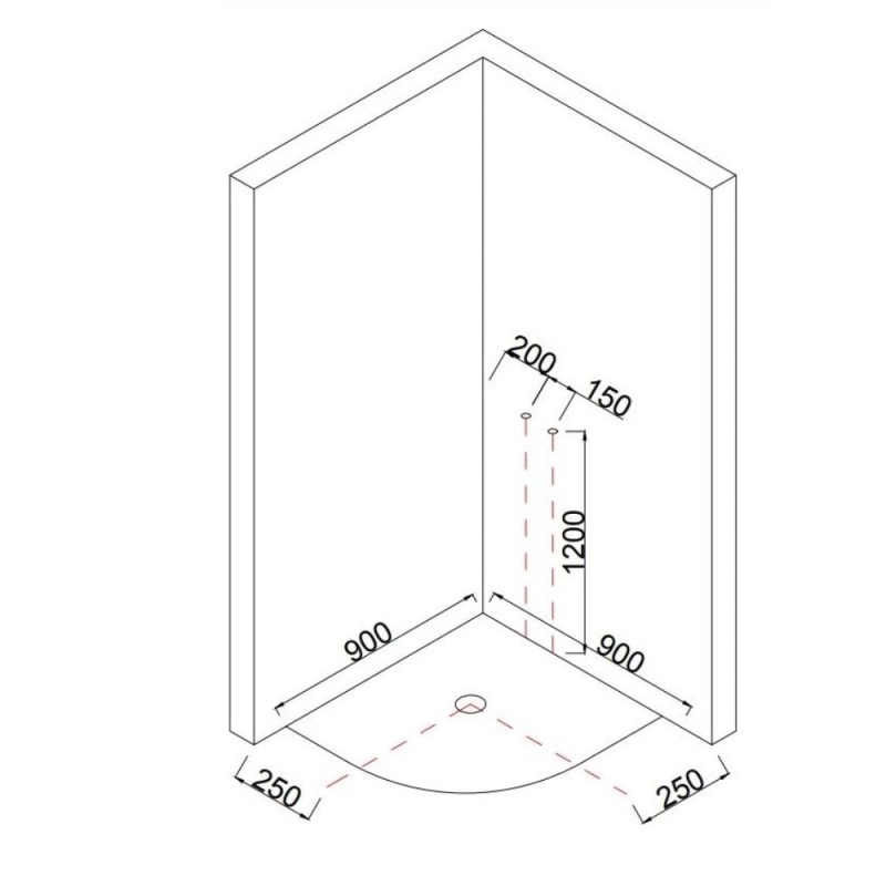 Душевая кабина Taliente TA 90х90 Хром / Матовое TA-9090M Душевая кабина Taliente TA 90х90 Хром / Матовое TA-9090M — изображение 3
