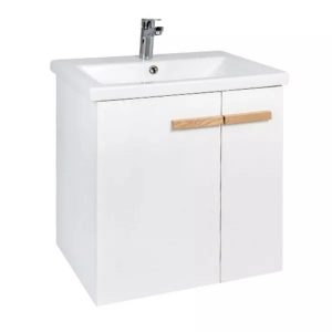 Тумба подвесная Viant Мюнхен 60 с раковиной Como Белый VMUN60COBEL-T2STP Тумба подвесная Viant Мюнхен 60 с раковиной Como Белый VMUN60COBEL-T2STP