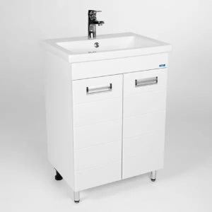 Тумба напольная Viant Вена 60 с раковиной Como Белый VVEN60CO-T2ST