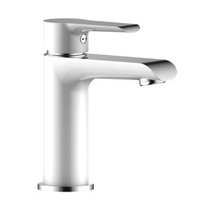 Смеситель для раковины Rossinka W35 Хром / Белый W35-12 Смеситель для раковины Rossinka W35 Хром / Белый W35-12